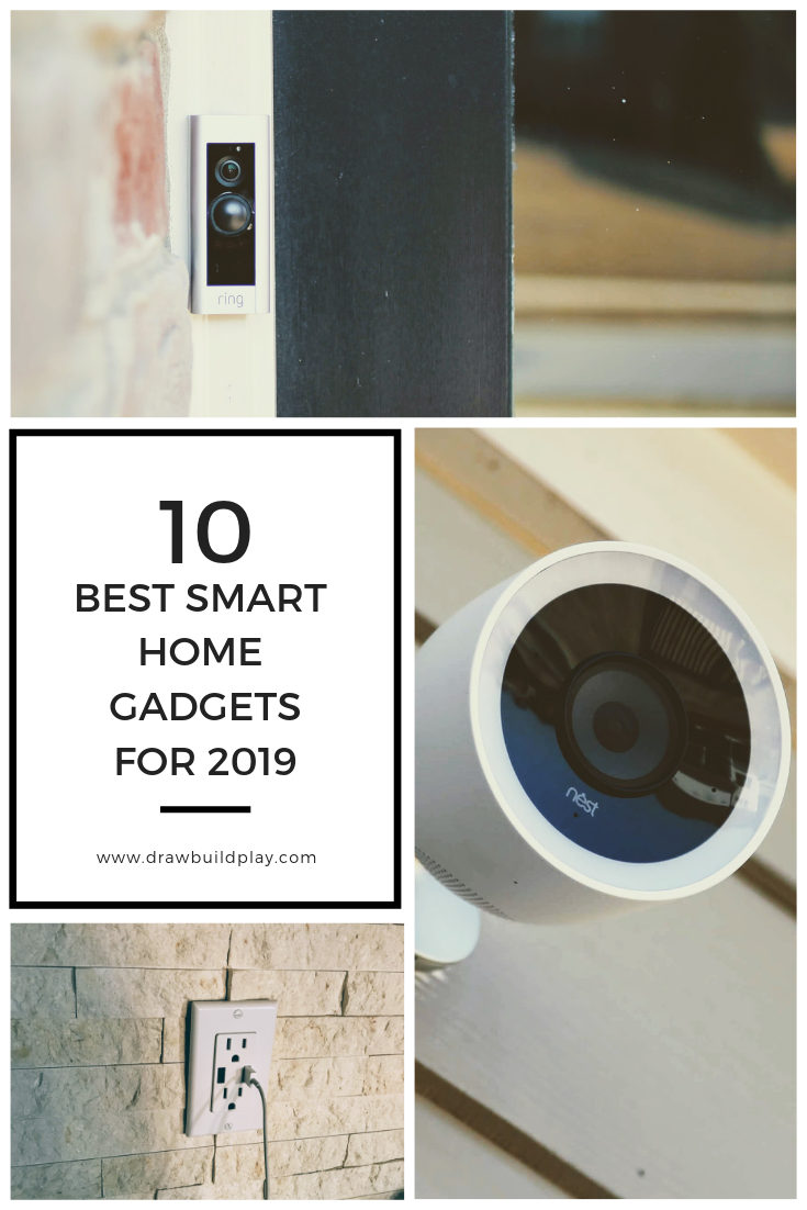 10 Best Smart Home Gadgets for 2019 to help you automate your home.  #smarthome #techhome #smarthomegadgets #automation #homekit #google #alexa #siri #smarthomeautomation #tech #hometech #techgadgets #sonos #idevices #apple #amazon #nestcam #nest #irobot #roomba