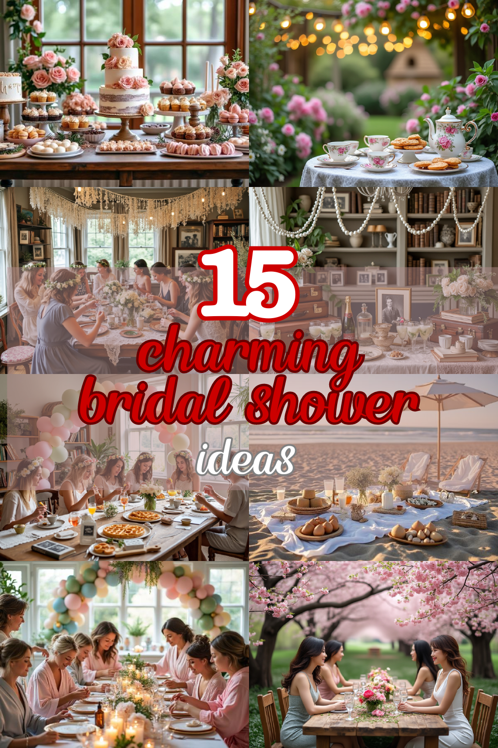 15 Charming Bridal Shower Ideas That Will Wow Your Guests