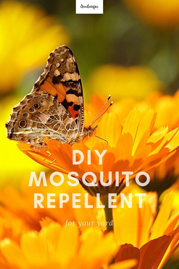 DIY Mosquito Repellent for your yard for get rid of those annoying mosquitoes. #mosquitoes #mosquitorepellent #diymosquitorepellent