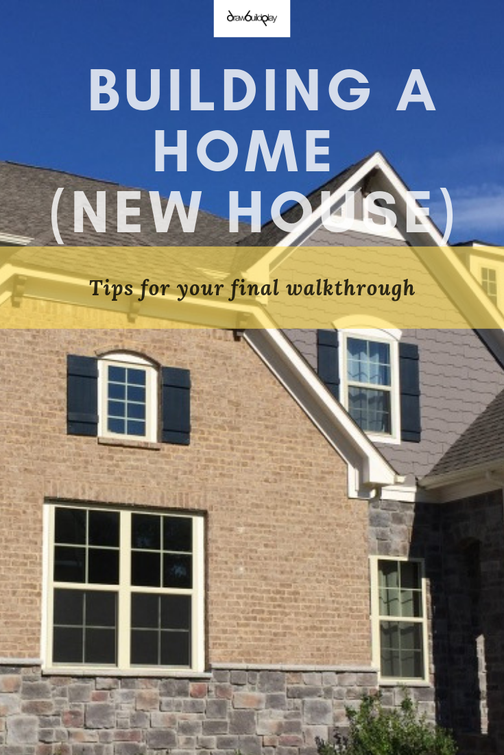 Essential Building a new house tips for your final walkthrough with the builder. #newhouse #newhome #dreamhome #builderwalkthrough #builder