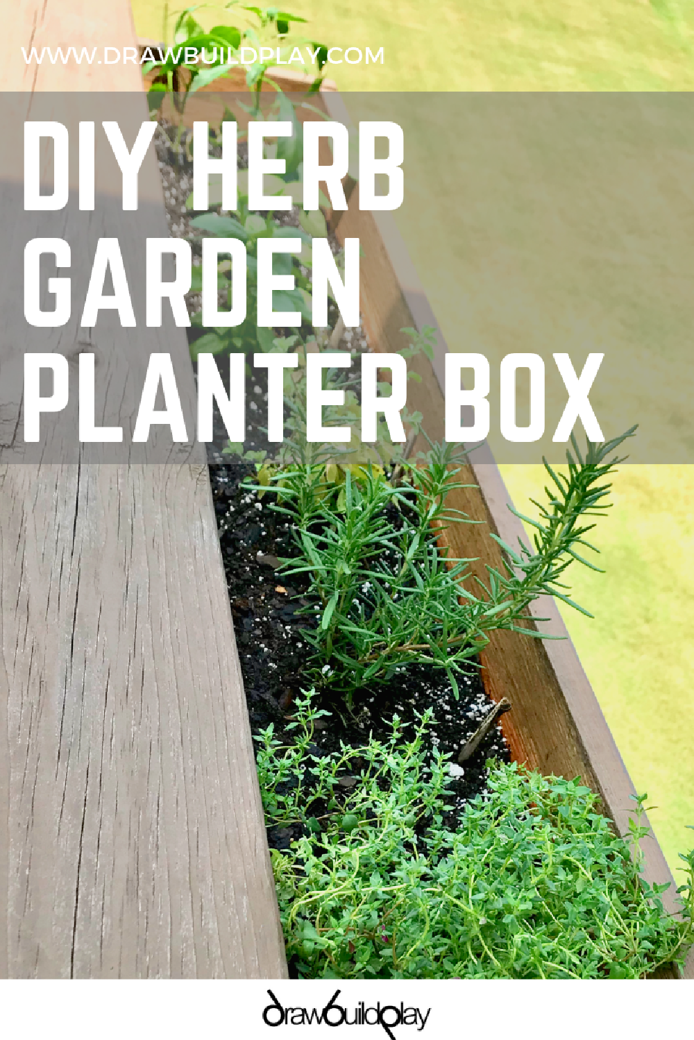 Transform Your Space with Our DIY Herb Garden Planter Box: Unleash Freshness and Beauty Today! (%!s(<nil>), %!s(<nil>), %!s(<nil>)) - Its finally Spring, and that means it's time to get planting outside.  This DIY Herb Garden Planter Box is perfect for hanging over your Deck rails to grow your herbs, or as a DIY vegetable planter box. 