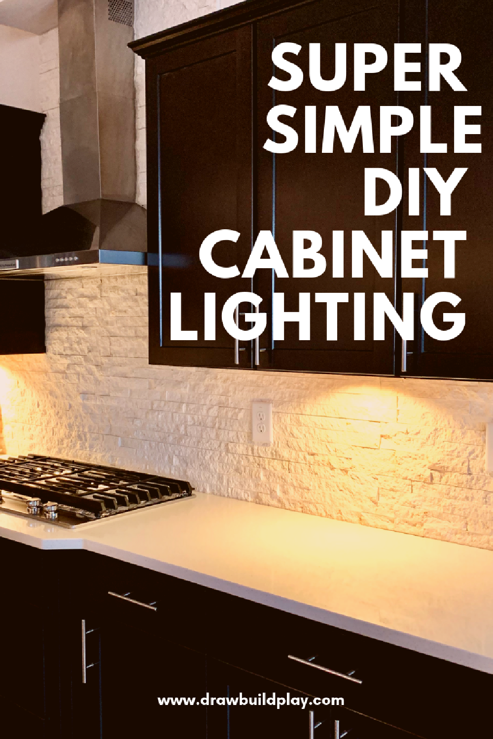 DIY Under Cabinet Lighting (%!s(<nil>), %!s(<nil>), %!s(<nil>)) - Installing lights under kitchen cabinets gives your kitchen an ambience your friends will envy.  Install your own gorgeous DIY Under Cabinet Lighting LEDs in your kitchen for less than $30 and in just a few minutes.