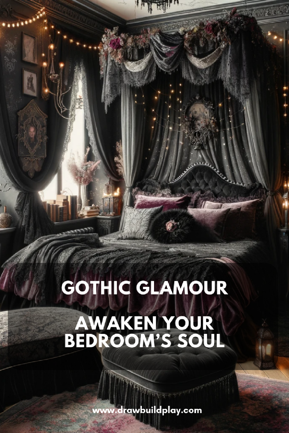 Whimsy Goth Bedroom Ideas: A Guide to Creating Your Own Enchanted Space (%!s(<nil>), %!s(<nil>), %!s(<nil>)) - Discover the enchanting world of whimsy goth bedrooms with our comprehensive guide. Learn how to blend gothic elegance and whimsical charm for a magical bedroom transformation. Get inspired with color tips, DIY projects, and décor ideas