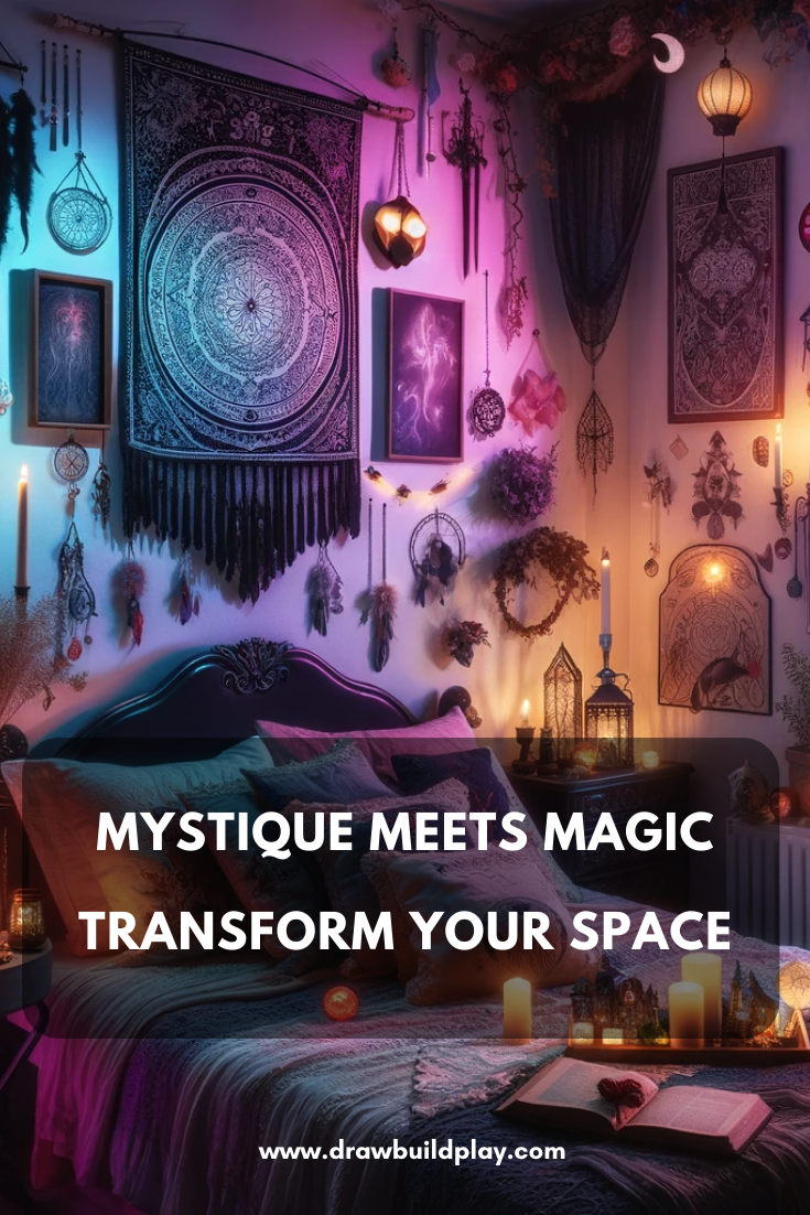 Mystique Meets Magic: Transform Your Goth Bedroom Space