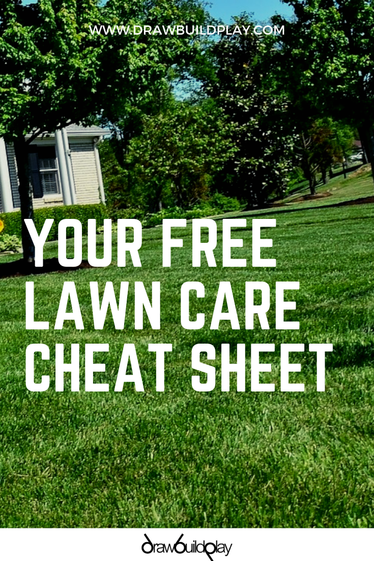 The secret to get a perfect lawn this summer with our free tips and tricks. Free Lawn Maintenance Schedule for a weed free perfect lawn. #lawncare #weeds #grass