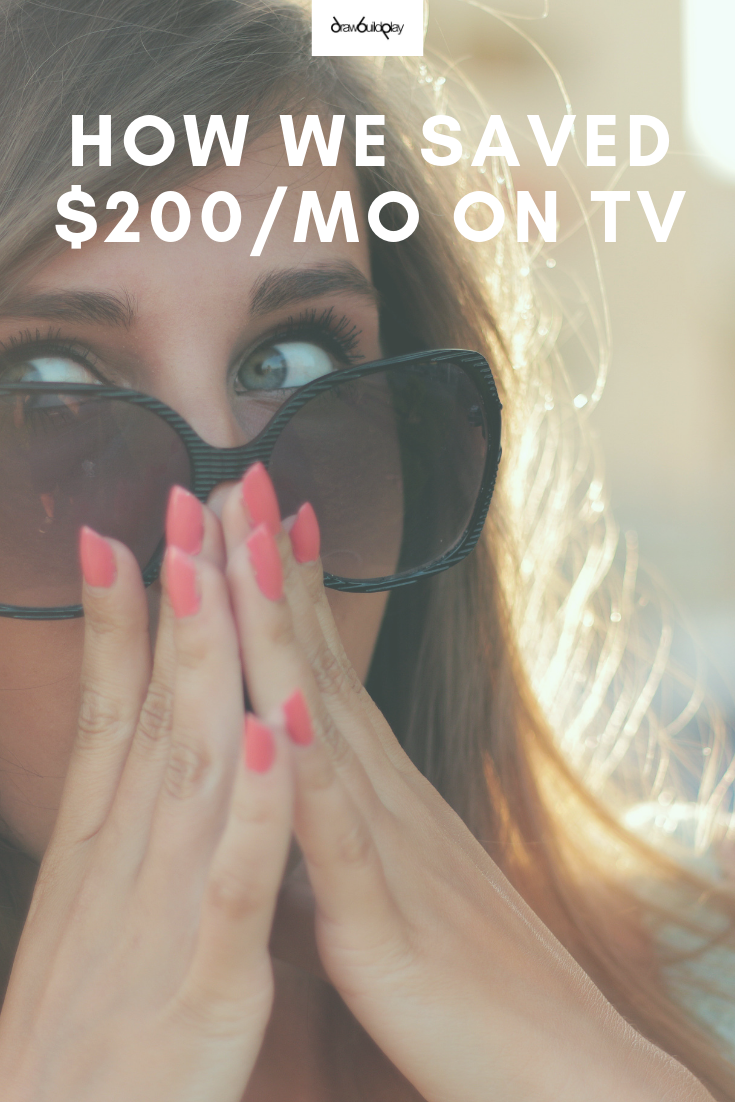 One of the best ways to save money is to cut the cable bill.  The average homeowner pays over $200/month for cable tv and phone, for channels they don't even watch.  Read our easy DIY guide on how you can stop paying for cable and still watch the shows and sports you love, saving you $200 each month. #savemoney #moneysavinghacks #cutthecord #howtosavemoney